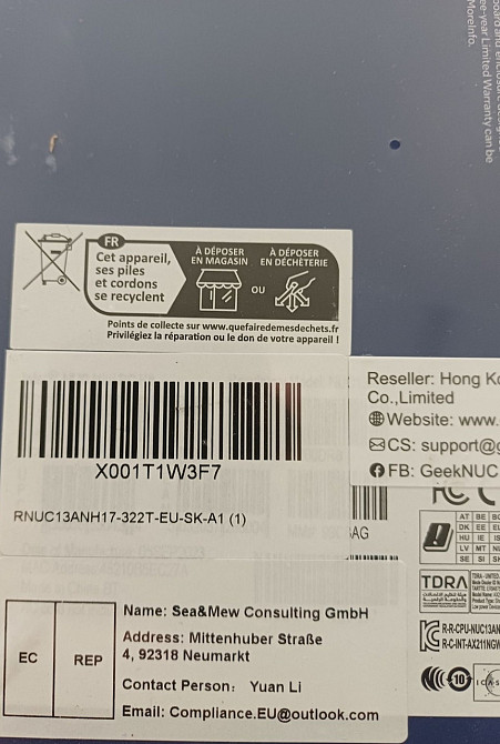 ПК Компьютер Nuc Intel Core i7 Pro 13 Gen SSD M2 2Tb Ram 32Gb. Харьков - изображение 2