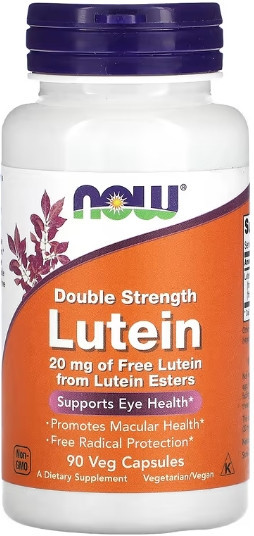 Лютеин NOW Lutein 20mg (From Esters) - 90 vcaps Киев - изображение 1