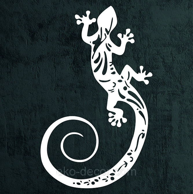 Декоративне настінне 3D Панно «Ящірка» Декор на стіну з об'ємом Київ - фото 10