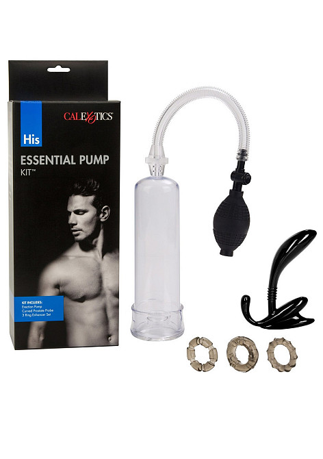 Набір 5 іграшок для чоловіків His Essential Pump Kit Sex Aura Київ - фото 1