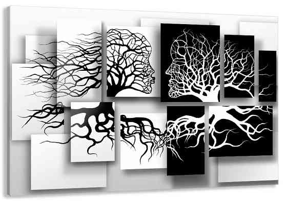 Картина холст в гостиную / спальню   Закохані    MLP_122 50x100 см Киев