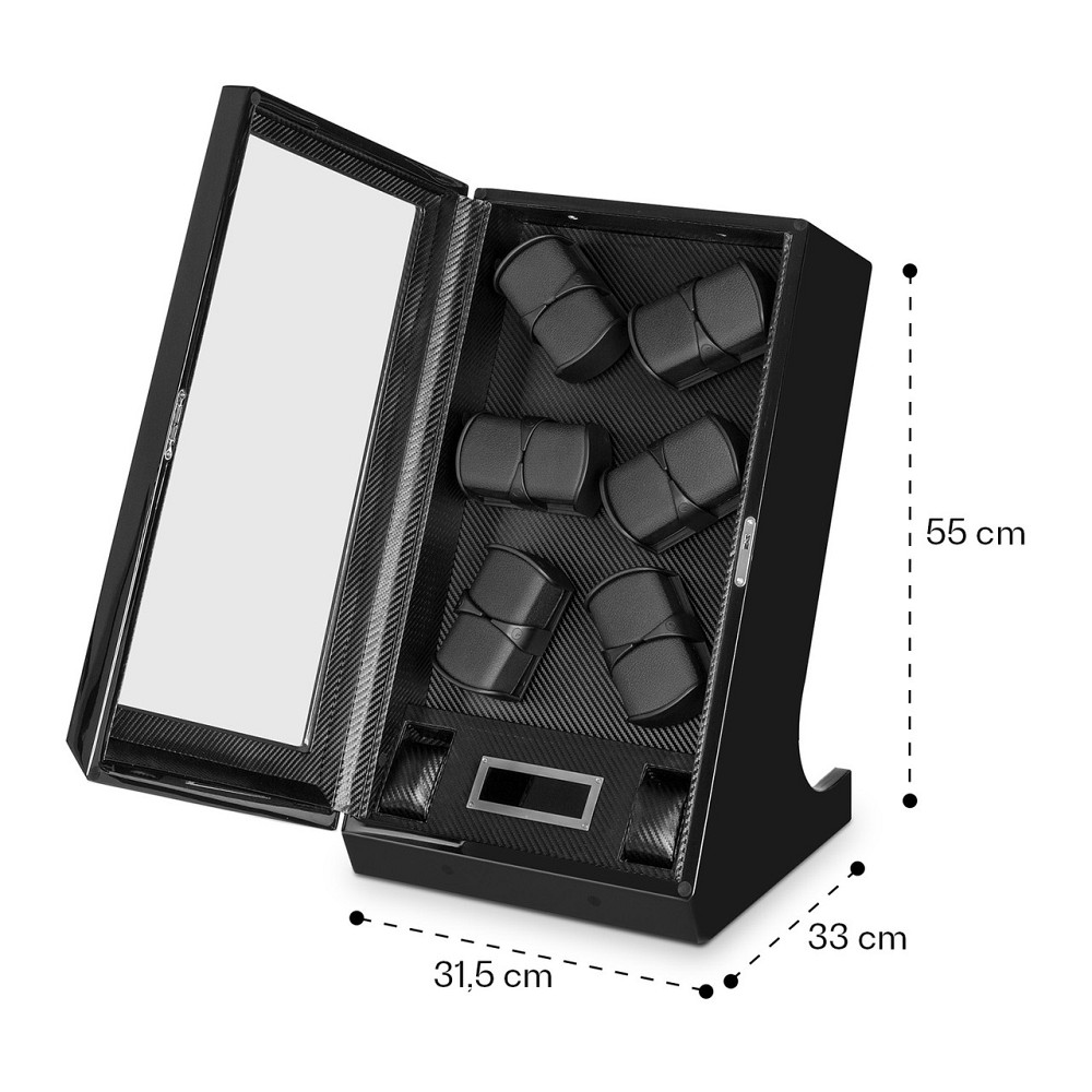 Заводчик годинника Klingenthal, обертання вправо-вліво, до 2200 об./хв, 12 годин, RGB LED, сенсорний, замиканий, Рівне - фото 9