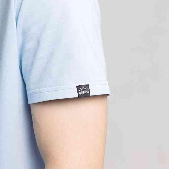 Мужская футболка светло-голубая Pobedov Peremoga Киев