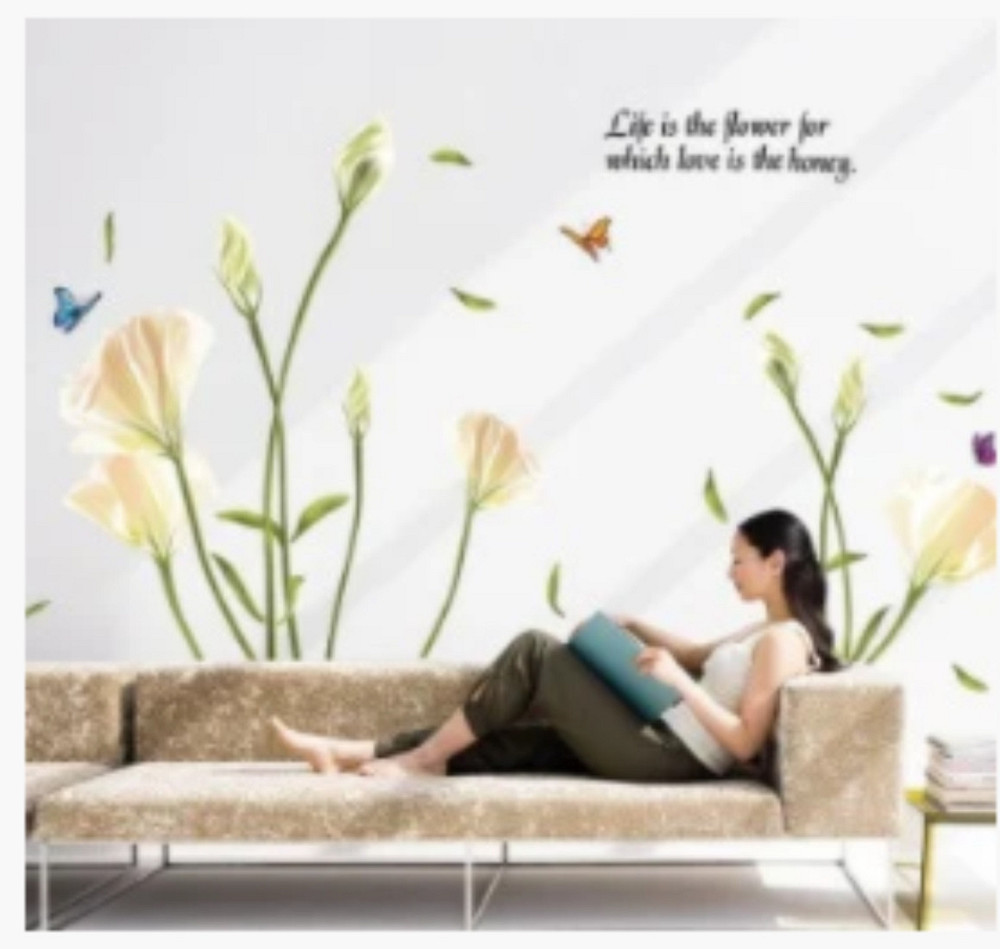 Наклейка декоративная на стену Лилии Киев - изображение 2