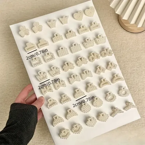 Набор мини-крабиков с жемчужинами 10 шт Киев