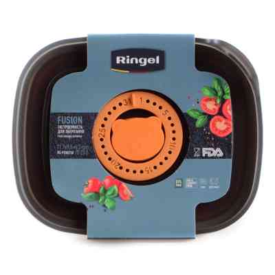 Пищевой контейнер Ringel Fusion прямокутний нержавіюча сталь 250 мл (RG-9100/250) Винница