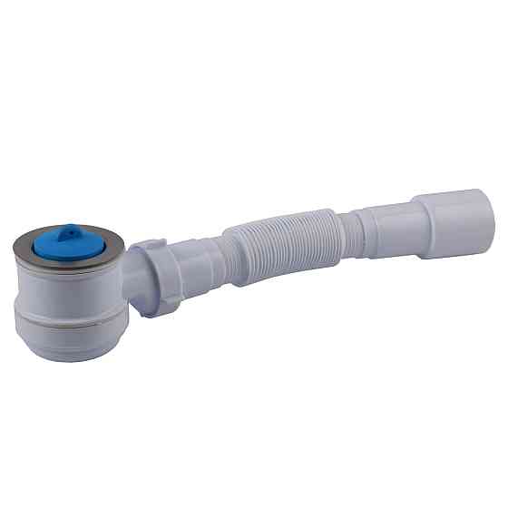 Сифон OPTIMUM низький пляшковий для душ.піддону з випуск 1 1/2″ та гофротрубою 40*40/50 OPTI- 09033 (000029705) Київ