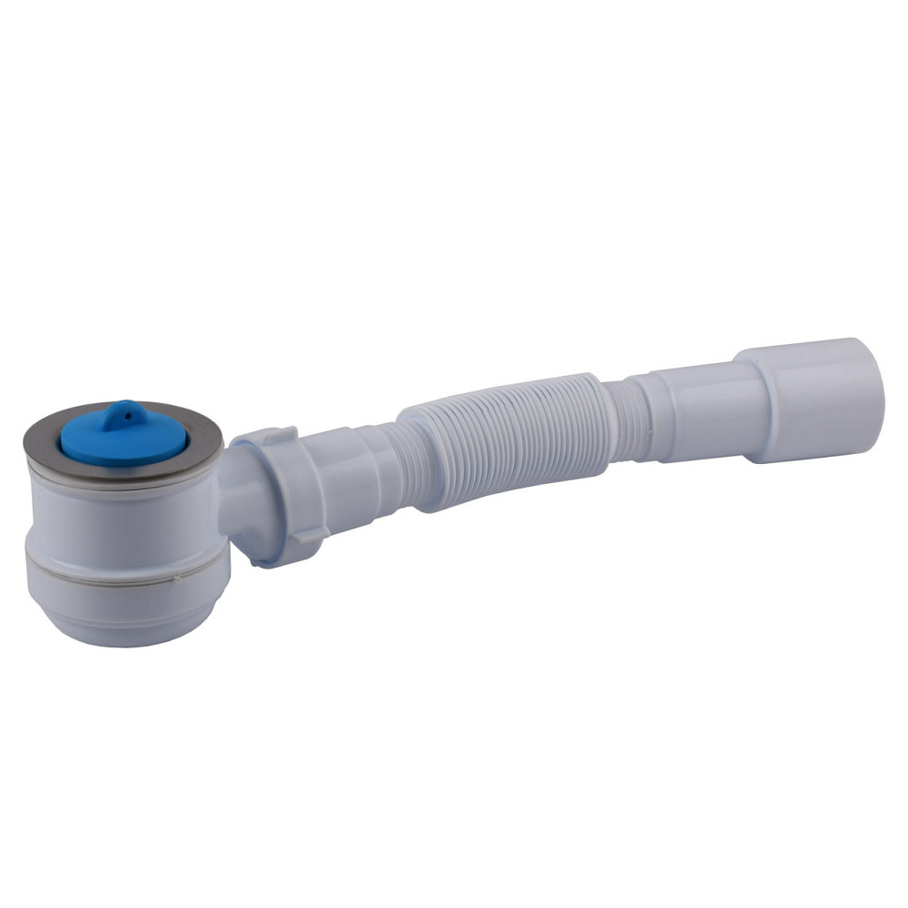 Сифон OPTIMUM низький пляшковий для душ.піддону з випуск 1 1/2″ та гофротрубою 40*40/50 OPTI- 09033 (000029705) Київ - фото 1