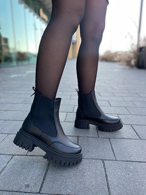 Edan Instruments Черевики жіночі EDAN 18 чорні (зима, шкіра натуральна) (5695) 36 Коломия - фото 6