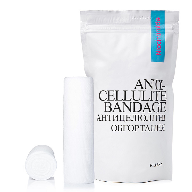 Комплекс антицеллюлитных моделирующих обертываний с Ниацинамидом Niacinamide Cold Slim Hillary (6 уп.) Винница - изображение 13