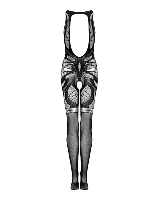 Сітчастий бодістокінг без рукавів Obsessive Bodystocking G331 S/M/L, black, з доступом Львів - фото 4