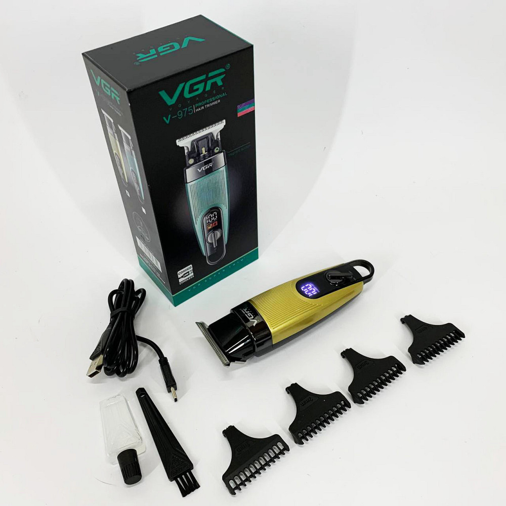 Домашня машинка акумуляторна для стрижки волосся, Тример з регульованою довжиною, Тример бездротовий YH-21 Львів - фото 5