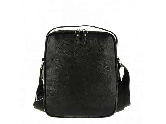 Сумка мессенджер Vintage 14578 кожаная Черная Киев