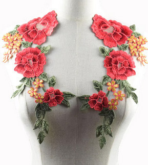 Аплікація для одягу вишита Квіти Київ - фото 1