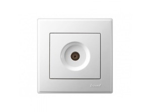 LESYA білий Розетка внутрішня прохідна TV із заземленням Лезард Житомир - изображение 1