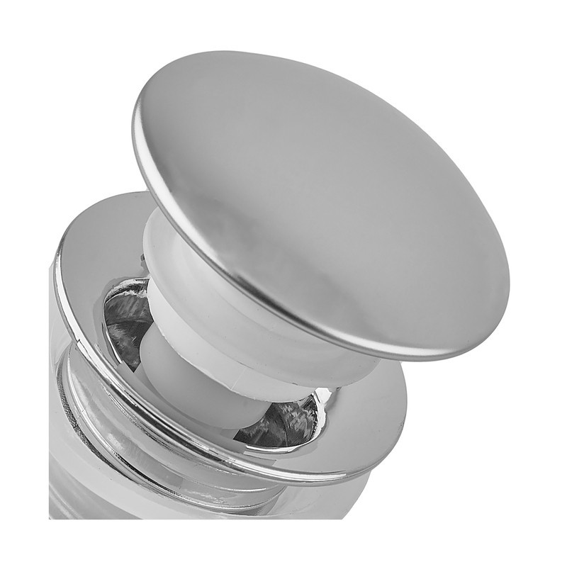 Донный клапан для раковины Zerix BV-02 1 1/4'' без перелива автоматический СLICK-СLACK (Цвет хром) (ZX6015) Киев - изображение 7