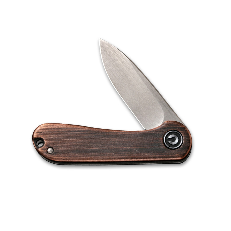 Ніж складаний кишеньковий Civivi Mini Elementum Flipper, (4.7 см) 14C28N / Copper коричневий Київ - фото 3