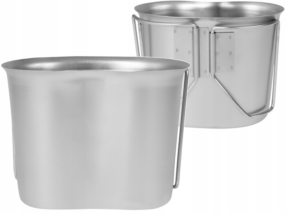 Універсальна Велика Кружка з ручками 750 мл Mil-Tec від Sturm (14607000) Алюміній Нововолинськ - фото 1