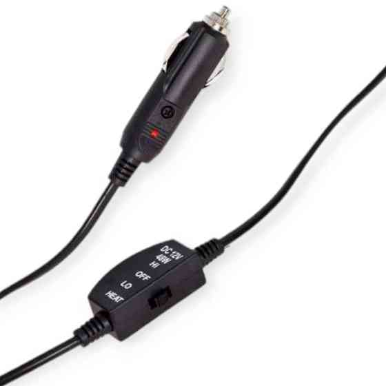 Накидка подогревом сиденья+спинка высокая черно-серая 12в, 48вт, переключ. 3 режима 115х49см vito с Мукачево