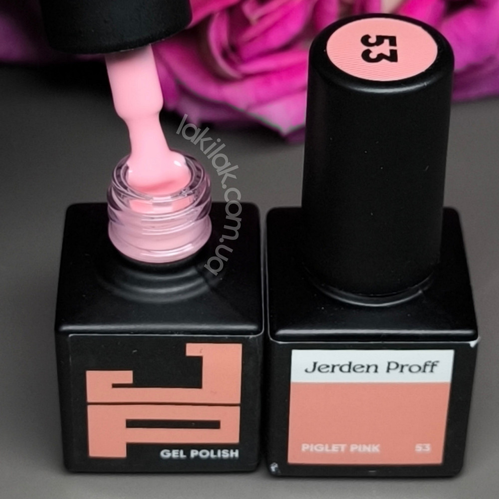 Гель-лак Jerden Proff №53 (рожевий п'ятачок) 5 мл Херсон - изображение 1
