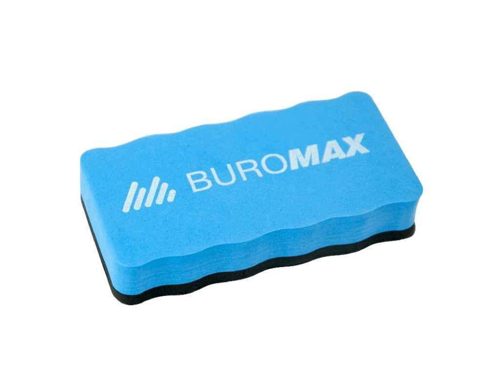 Губка магнітна для маркерної дошки з магнітом, BM.0074-99 ТМ BUROMAX Київ - фото 1