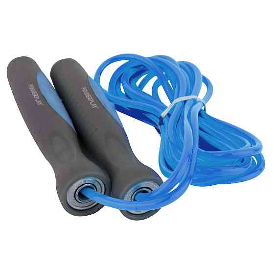 Скакалка спортивна для PowerPlay 4204 Classic Jump Rope Блакитна (2,7m.) Київ