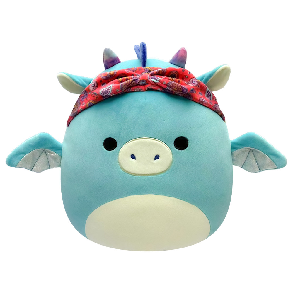 М'яка іграшка Squishmallows – Дракон у бандані (19 cm) Дніпро - фото 1