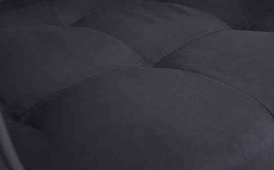 Диван Нубук Office двойка со спинкой и подлокотниками 1550х650х750 Черный Киев