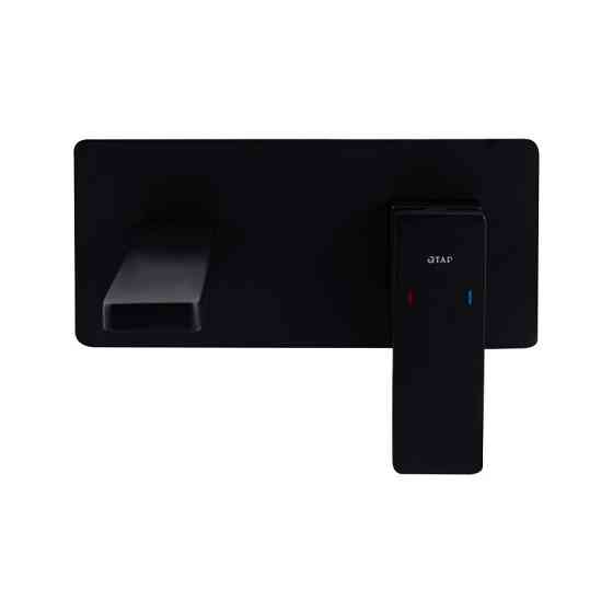 Змішувач для раковини Qtap Gemini прихованого монтажу QTGEM273BLM45694 Black Matt Харків