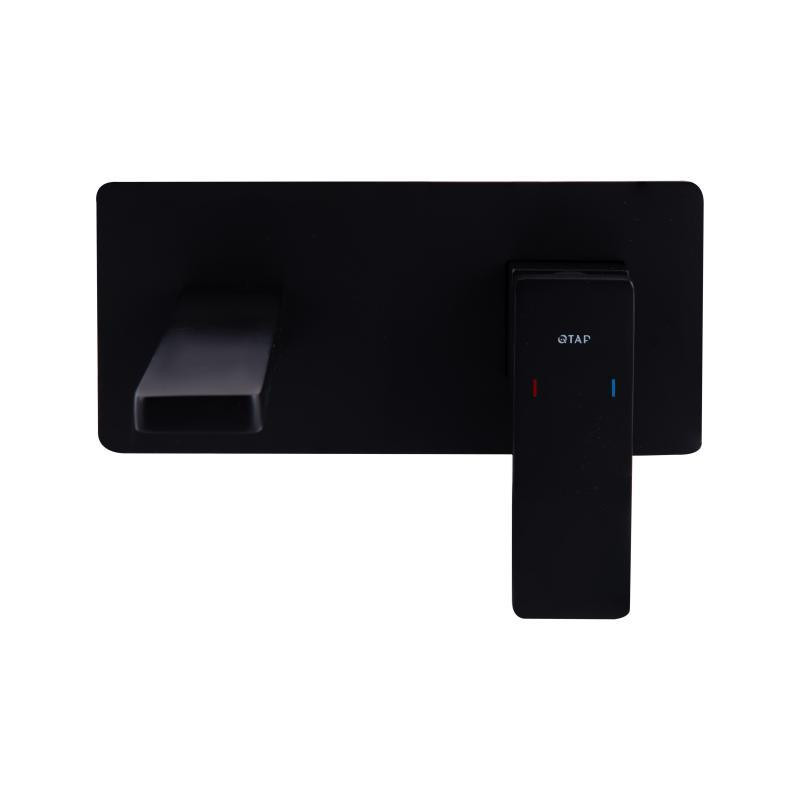 Смеситель для раковины Qtap Gemini скрытого монтажа QTGEM273BLM45694 Black Matt Харьков - изображение 3