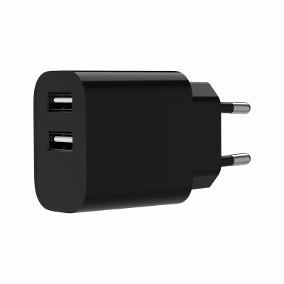 Зарядное устройство Gembird 2xUSB 12W black (TA-UC-2A12-01-BK) Винница - изображение 1