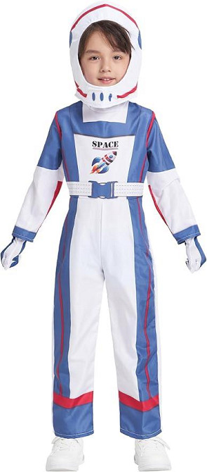 Дитячий костюм астронавта 4-6 років, комбінезон космонавта NASA, скафандр з шоломом для Хелловіну, карнавалу, шкільних свят вистав Київ - фото 2