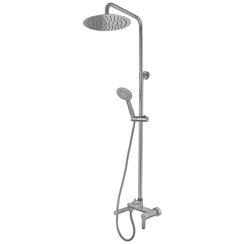 Душова колона зі змішувачем Koer KI-56016-02 (з нерж. сталі) (Колір нерж) (KR4791) Київ - фото 1