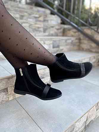 Maxi Жіночі черевики Maxi чорні натуральна замша 37-39р. (1105) Коломия