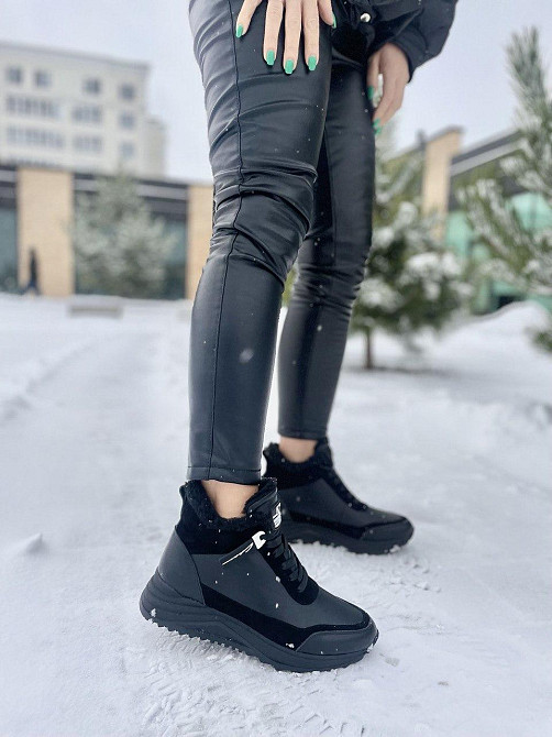 Кроссовки женские VLADEKS черные натуральная кожа зимние 39р.(5315) Коломыя - изображение 7