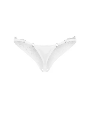 Трусики Obsessive Arrowel White crotchless thong L/XL Львів