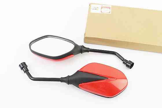 Дзеркала к-кт "Lux" червоні з чорною вставкою, м8 (ССС - знак якості) Киев