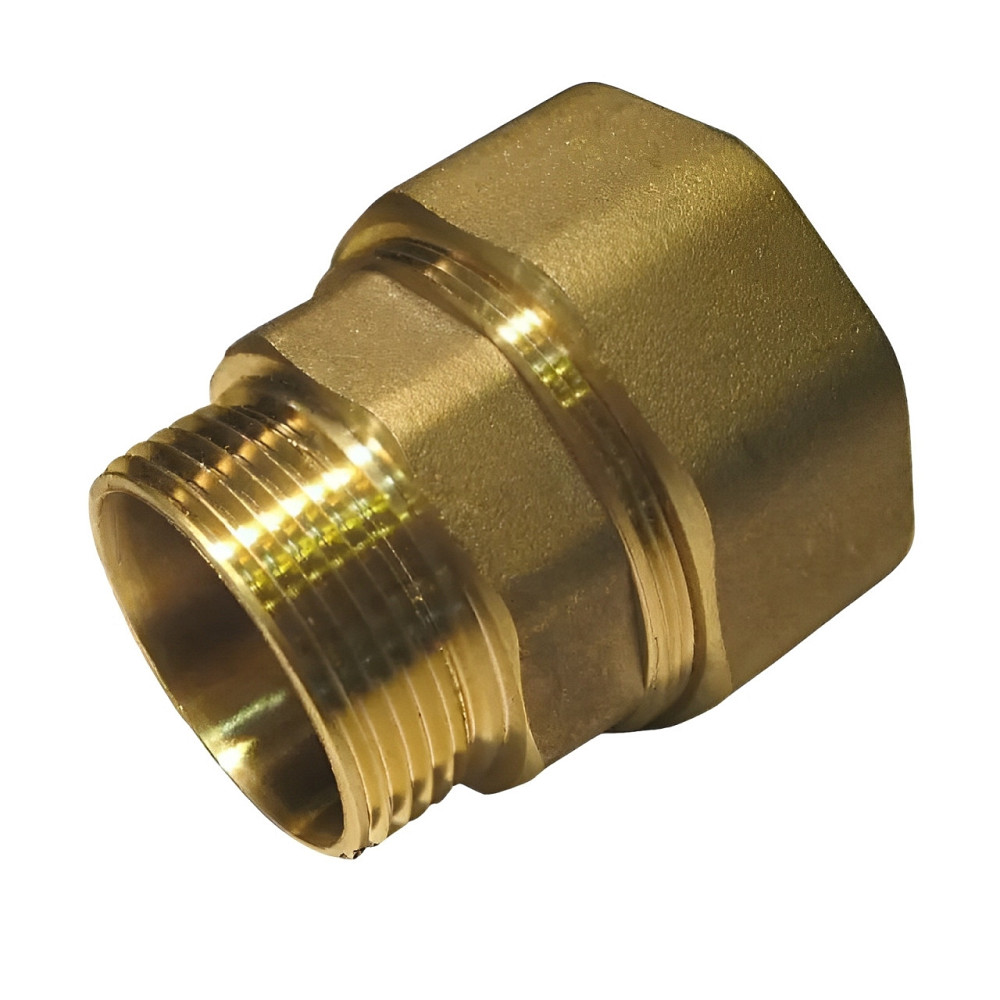 З'єднання затискне пряме для труби Ø34 мм 1"Н латуне LS552S OPTIMUM Київ - фото 1