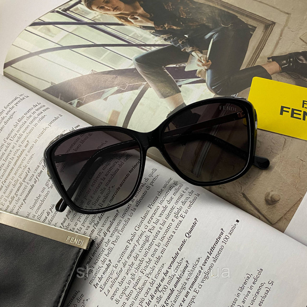 Женские очки с поляризацией (3220) black Киев - изображение 4