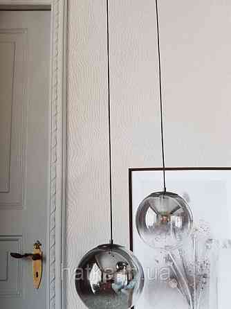 Обои виниловые на флизелине Marburg 31831 New modern полосы волнами серебряные абстракция на молочном фоне Киев