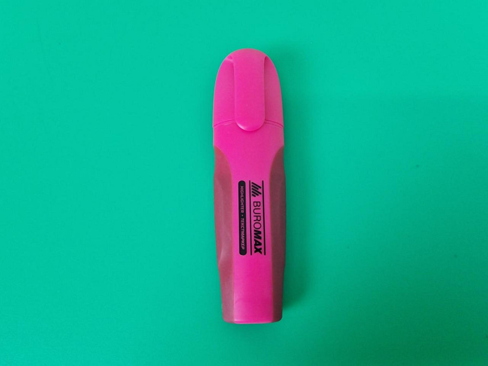 Текстовий роздільник фрюрисц. "Buromax BM. 8904-02 NEON" РОЗОВИЙ (1 шт.) Харків - фото 4
