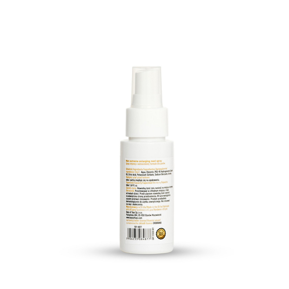 Збільшуючий спрей-лубрикант для чоловіків - MyLove Man Extreme Enlarging Med Spray, 50 мл Sex Aura Київ - фото 7