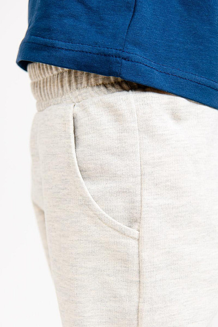 Штани спортивні дитячі та підліткові, сірий меланж Крохатушка одяг Київ - фото 7