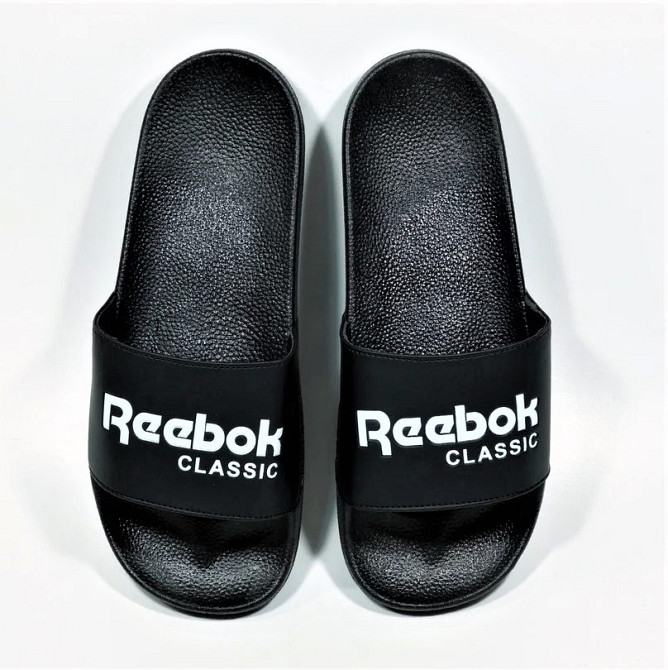 Чоловічі Шльопанці Тапочки Reebok Сланці Рибок Чорні (розміри: 40) Дніпро - фото 7