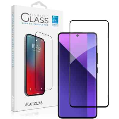 Стекло защитное ACCLAB Full Glue Xiaomi Redmi Note 13 Pro Plus 5G Black (1283126583827) Винница