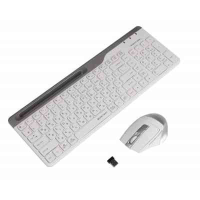 Комплект A4Tech FB2535C Wireless/Bluetooth Icy White (FB2535C Icy White) Вінниця
