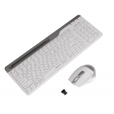Комплект A4Tech FB2535C Wireless/Bluetooth Icy White (FB2535C Icy White) Вінниця - фото 4