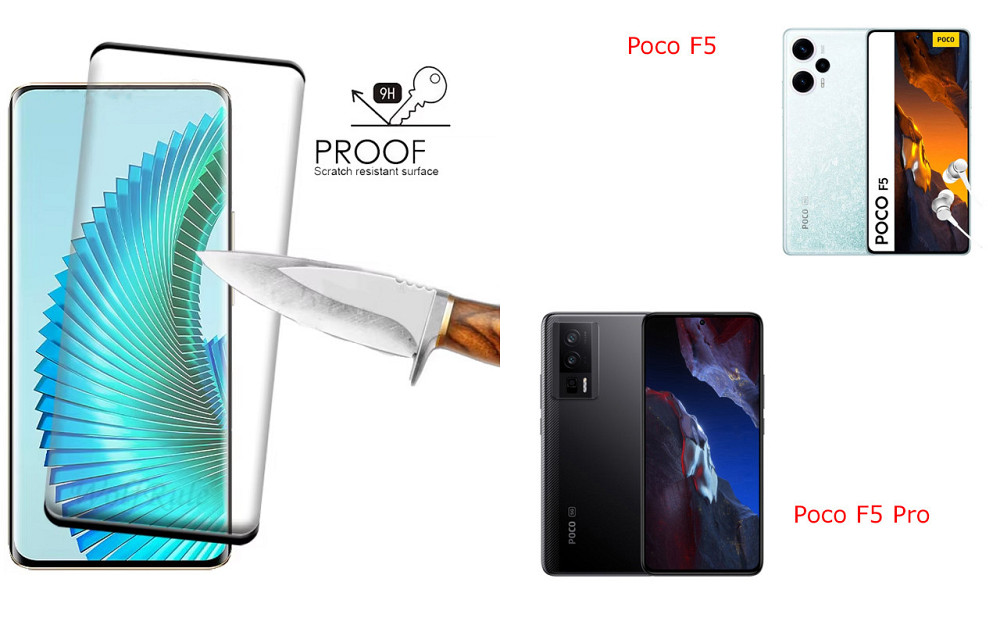 Захисне скло HyperGlass Pro для Poco F5, Poco F5 Pro – максимальна чутливість та захист Київ - фото 1