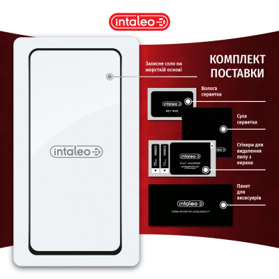 Скло захисне Intaleo Full Glue Xiaomi Mi 11 Pro Black (1283126521164) Вінниця - фото 8