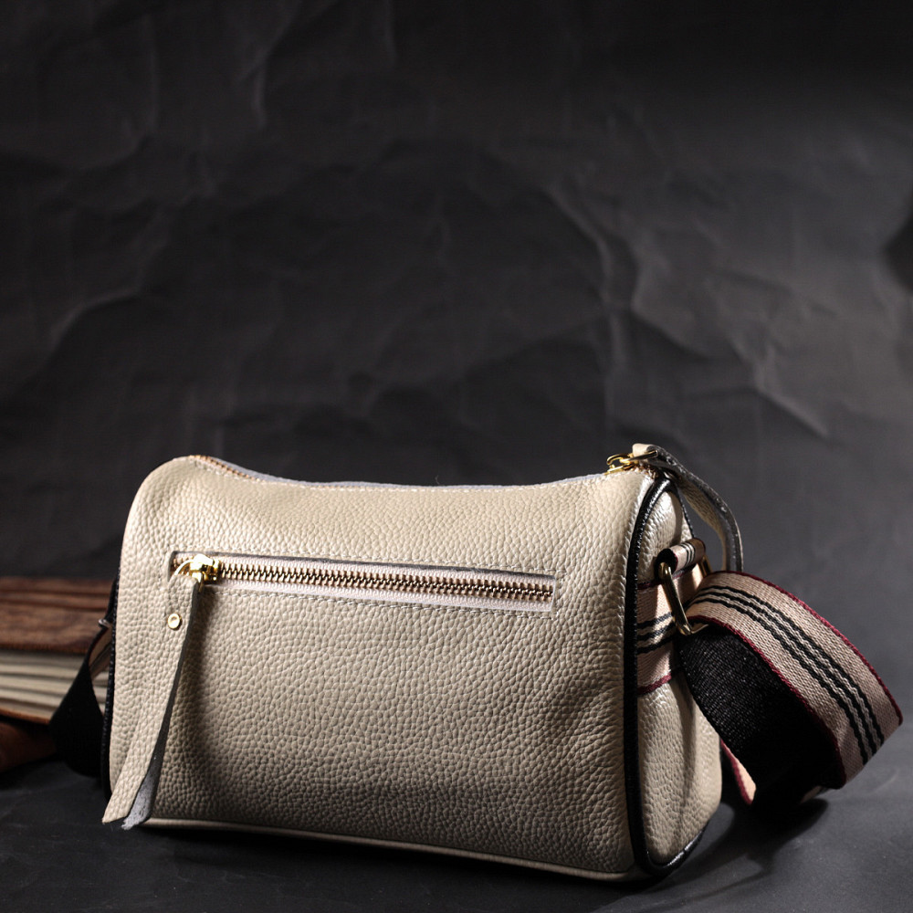 Изумительная сумка для стильных женщин из натуральной кожи Vintage 22264 Белый Киев - изображение 9